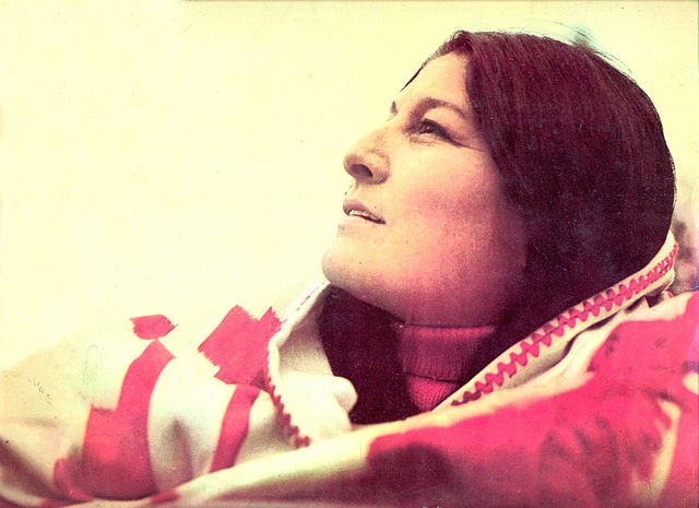 拉丁美洲新民歌運動旗手，阿根廷國寶SOSA。攝於1972年