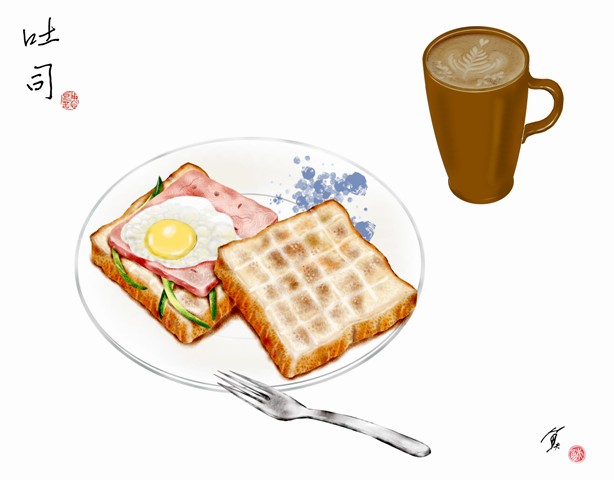 台灣人說麵包為Pan，源自於日語的パン。