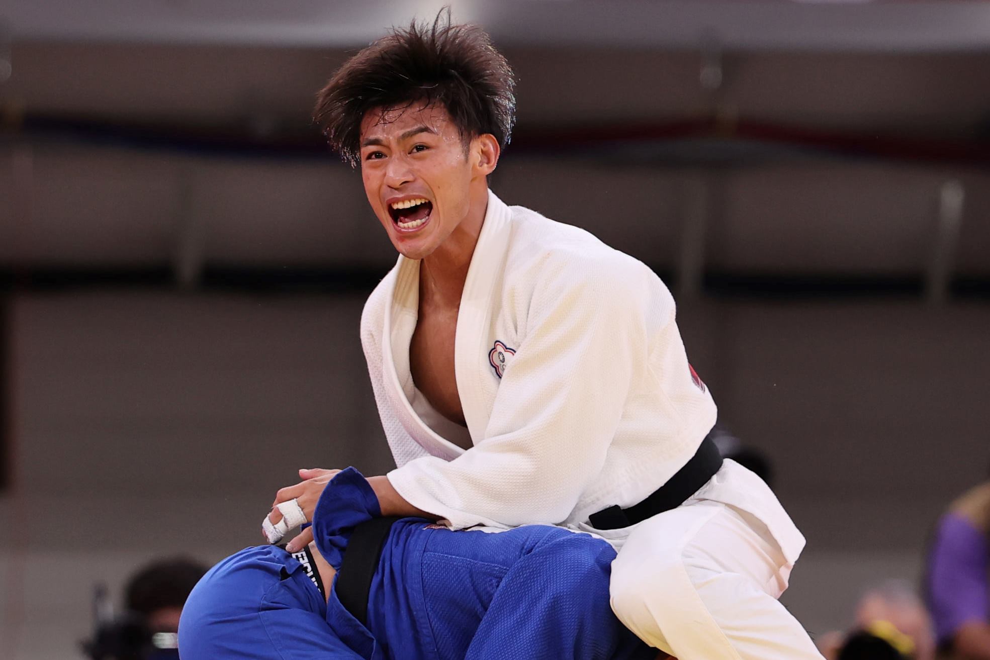 運動員不是把生命獻給運動，而是將運動獻給人生，讓運動成為一條帶領我們的道路，導向自我成長、跨越輸贏的框架，實現更好的自己。圖為楊勇緯於2020東京奧運會比賽照。