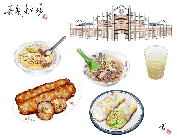 嘉義東市場中，有許多老店都傳承三代以上，儼若日本職人堅持崗位，代代相傳守護家業，令人肅然起敬。
