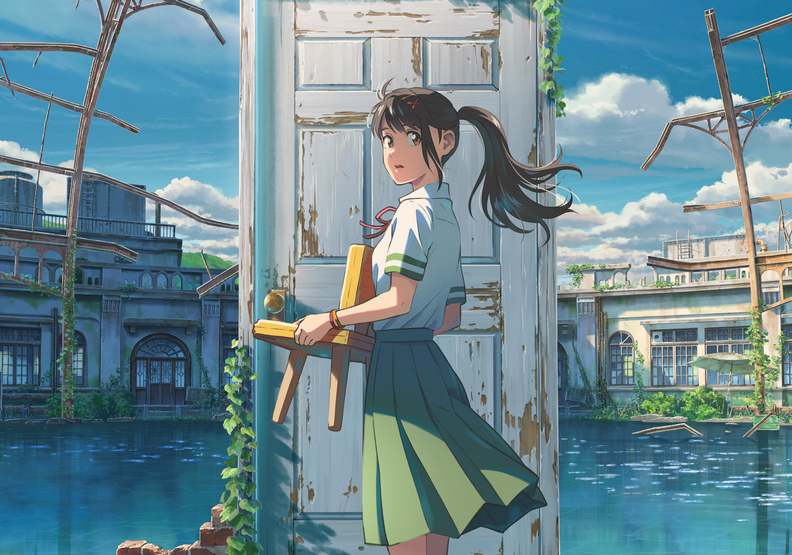 新海誠最新力作《鈴芽之旅》，擁有一如既往夢幻絢麗的風景、光影與城鄉風貌，是視覺上的豐盛享受。