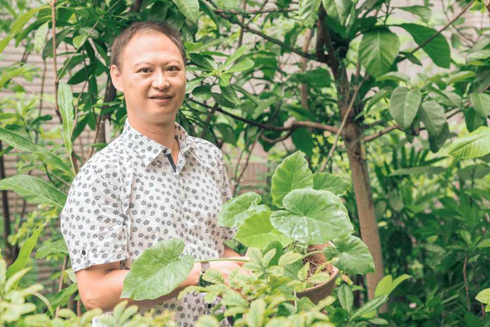 台灣植物科普作家王瑞閔，人稱「胖胖樹」，他在台灣中部租地，親手打造一座熱帶雨林植物園，希望讓更多人認識雨林植物。