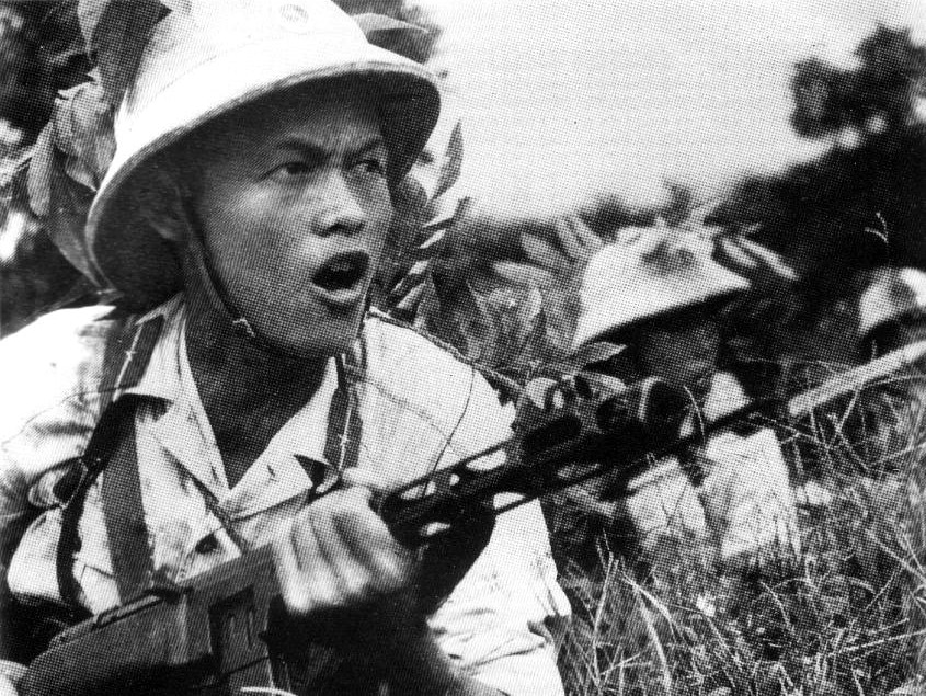 攝於約1966年的北越人民軍（PAVN）部隊。