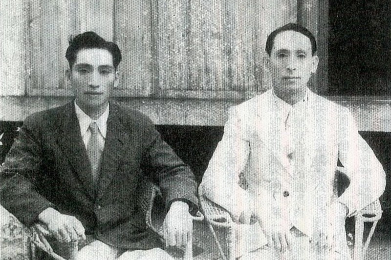 高一生（右）與雅巴斯勇．優路拿納，均於1954年死於高山族匪諜案。